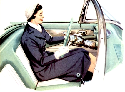Image: 1955 Ford Thunderbird interior